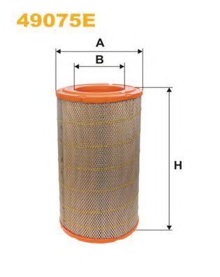 Воздушный фильтр WIX FILTERS 49075E