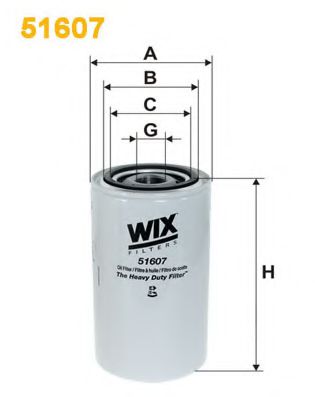 Масляный фильтр WIX FILTERS 51607