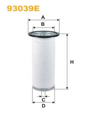 Фильтр добавочного воздуха WIX FILTERS 93039E