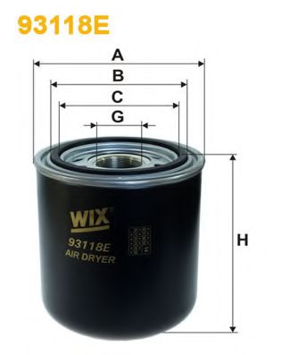 Водоотделітель WIX FILTERS 93118E