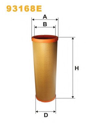 Воздушный фильтр WIX FILTERS 93168E