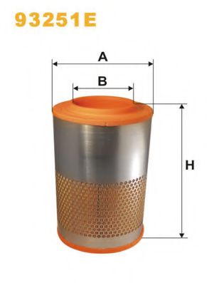 Воздушный фильтр WIX FILTERS 93251E