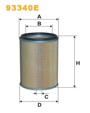 Воздушный фильтр WIX FILTERS 93340E