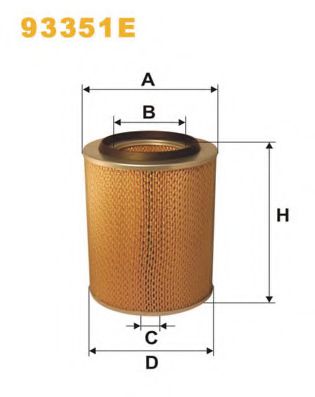 Воздушный фильтр WIX FILTERS 93351E
