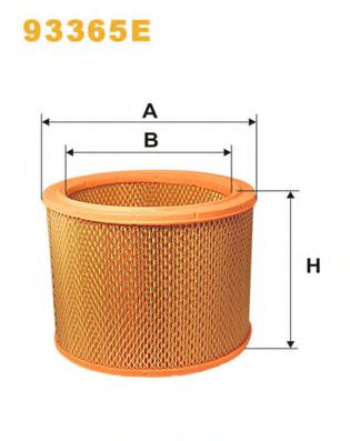 Воздушный фильтр WIX FILTERS 93365E
