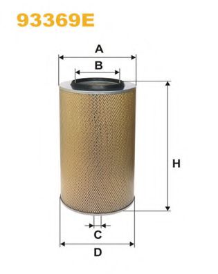 Воздушный фильтр WIX FILTERS 93369E