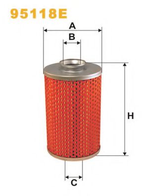 Топливный фильтр WIX FILTERS 95118E