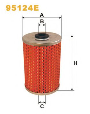 Топливный фильтр WIX FILTERS 95124E
