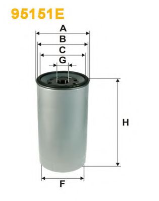 Топливный фильтр WIX FILTERS 95151E