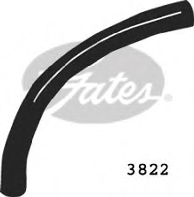 Шланг радиатора GATES 3822