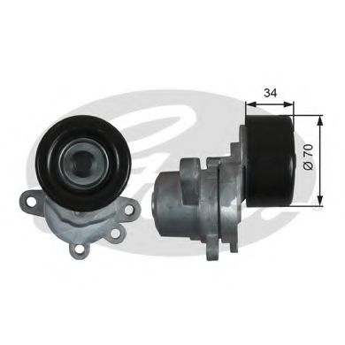 Натяжной ролик поликлинового ремня GATES T39155