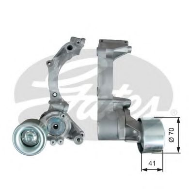 Натяжной ролик поликлинового ремня GATES T39296