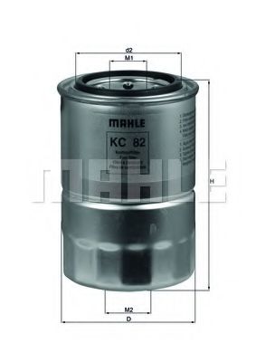 Паливний фільтр KNECHT KC 82D