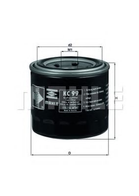Паливний фільтр KNECHT KC 99