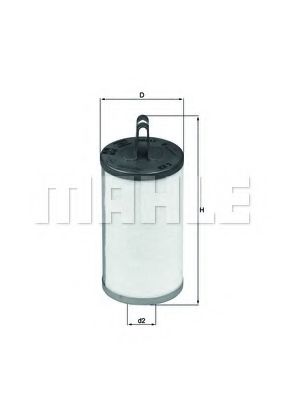 Топливный фильтр KNECHT KX 2