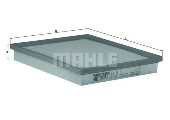 Воздушный фильтр KNECHT LX 1816