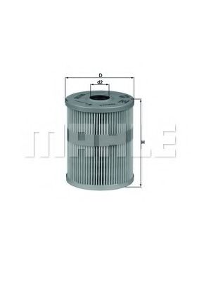 Масляный фильтр KNECHT OX 125D