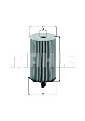 Масляный фильтр KNECHT OX 417D