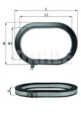 Повітряний фільтр KNECHT LX 217