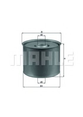 Топливный фильтр KNECHT KX 23D