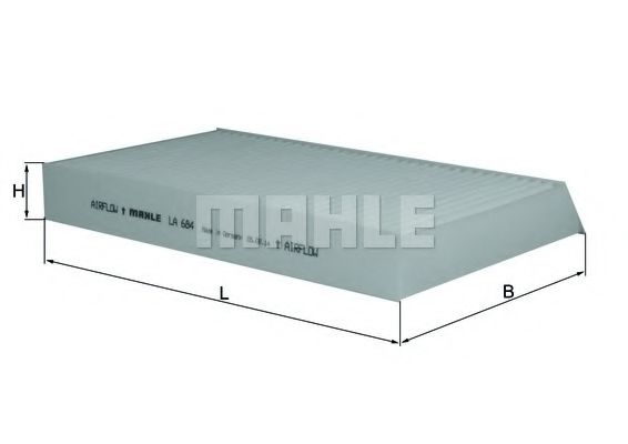 Фильтр салона KNECHT LA 684