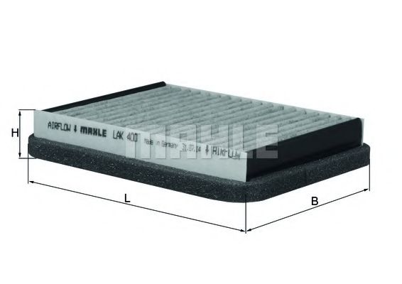 Фильтр салона KNECHT LAK 400