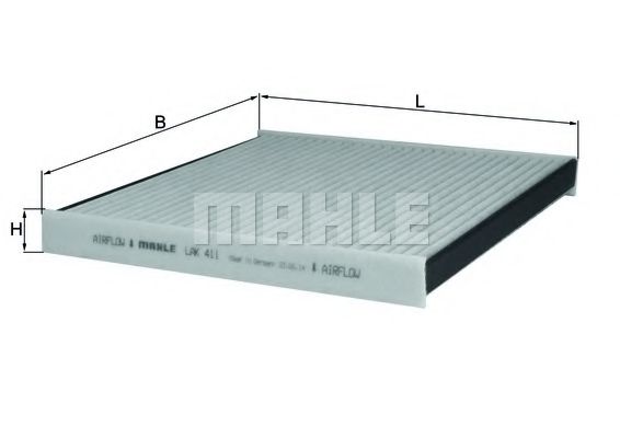 Фільтр салону KNECHT LAK 411