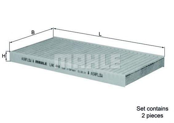 Фільтр салону KNECHT LAK 444/S