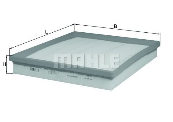 Воздушный фильтр KNECHT LX 2076/1