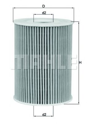 Масляный фильтр KNECHT OX 254D5