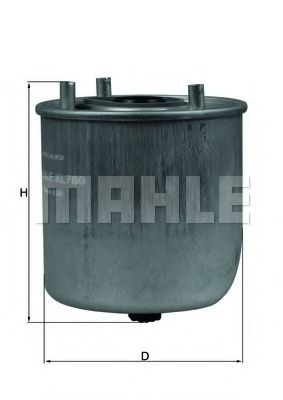 Топливный фильтр KNECHT KL 780