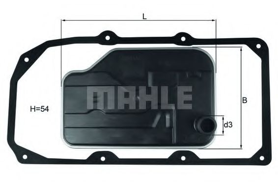 Фильтр АКПП KNECHT HX 124D