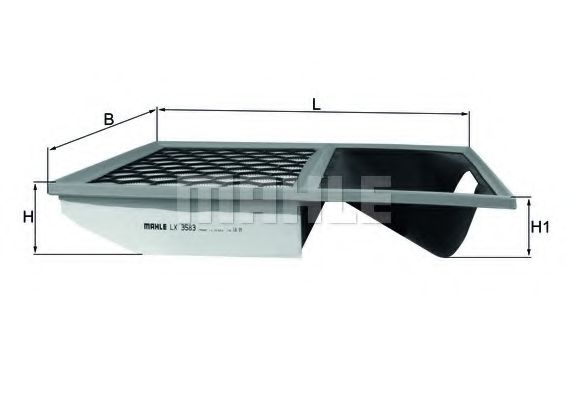 Воздушный фильтр KNECHT LX 3583