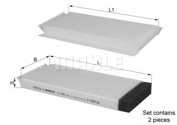 Фильтр салона KNECHT LA 450/S