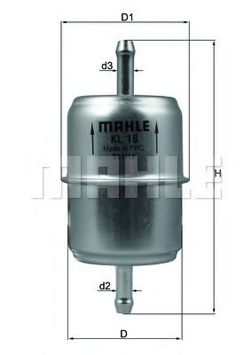 Топливный фильтр KNECHT KL 18 OF