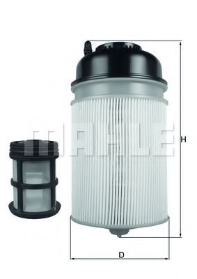 Топливный фильтр KNECHT KX 400 KIT