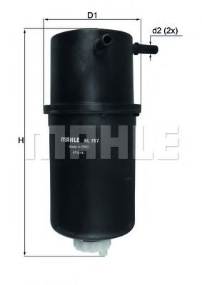 Топливный фильтр KNECHT KL 787