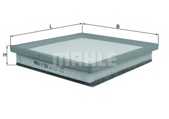 Воздушный фильтр KNECHT LX 3580