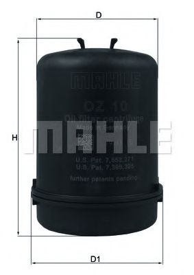 Масляный фильтр KNECHT OZ 10D
