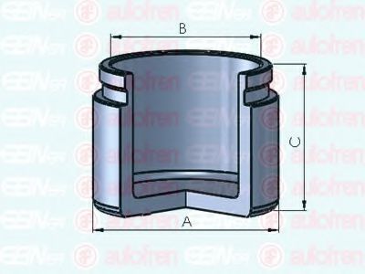 Поршень тормозного суппорта AUTOFREN SEINSA D025410