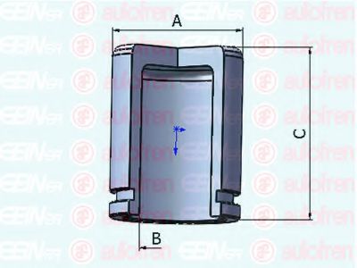 Поршень тормозного суппорта AUTOFREN SEINSA D025279