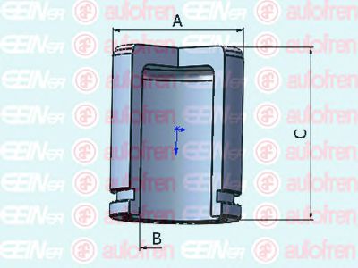 Поршень тормозного суппорта AUTOFREN SEINSA D025434