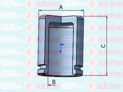 Поршень тормозного суппорта AUTOFREN SEINSA D025435