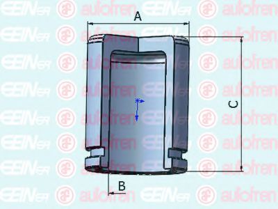 Поршень тормозного суппорта AUTOFREN SEINSA D025449