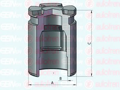 Поршень тормозного суппорта AUTOFREN SEINSA D025542