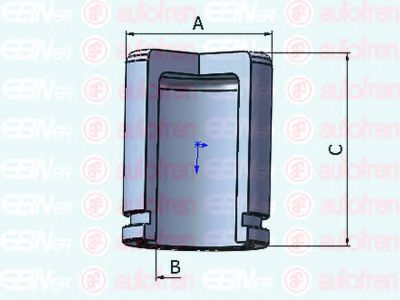 Поршень тормозного суппорта AUTOFREN SEINSA D025595