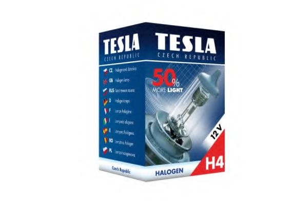 Лампа розжарювання TESLA B30401 (покажчик повороту, сигнал гальмування, освітлення номерного знака, задня протитуманна фара, фара заднього ходу, внутрішнє освітлення, ліхтар встановлений у двері, освітлення багажника, подкапотная лампа, стоянкові вогні, г