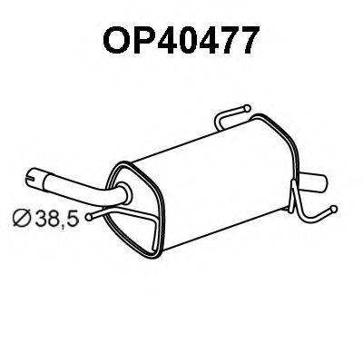 Глушитель VENEPORTE OP40477