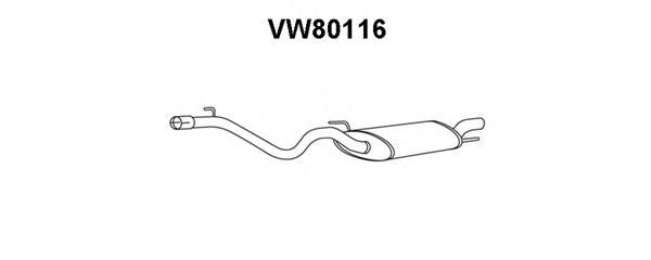 Глушитель VENEPORTE VW80116
