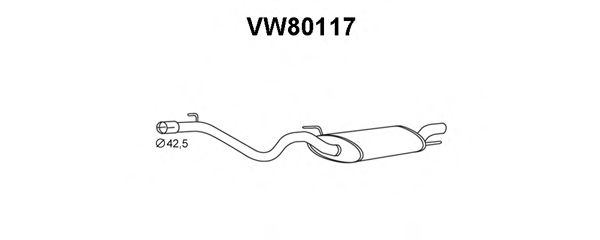 Глушитель VENEPORTE VW80117